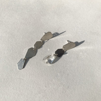 GLAS & BONE STUDS N2 - 925 SILVER