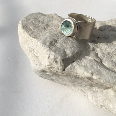 925 SILVER RING - MOTHER OF PEARL