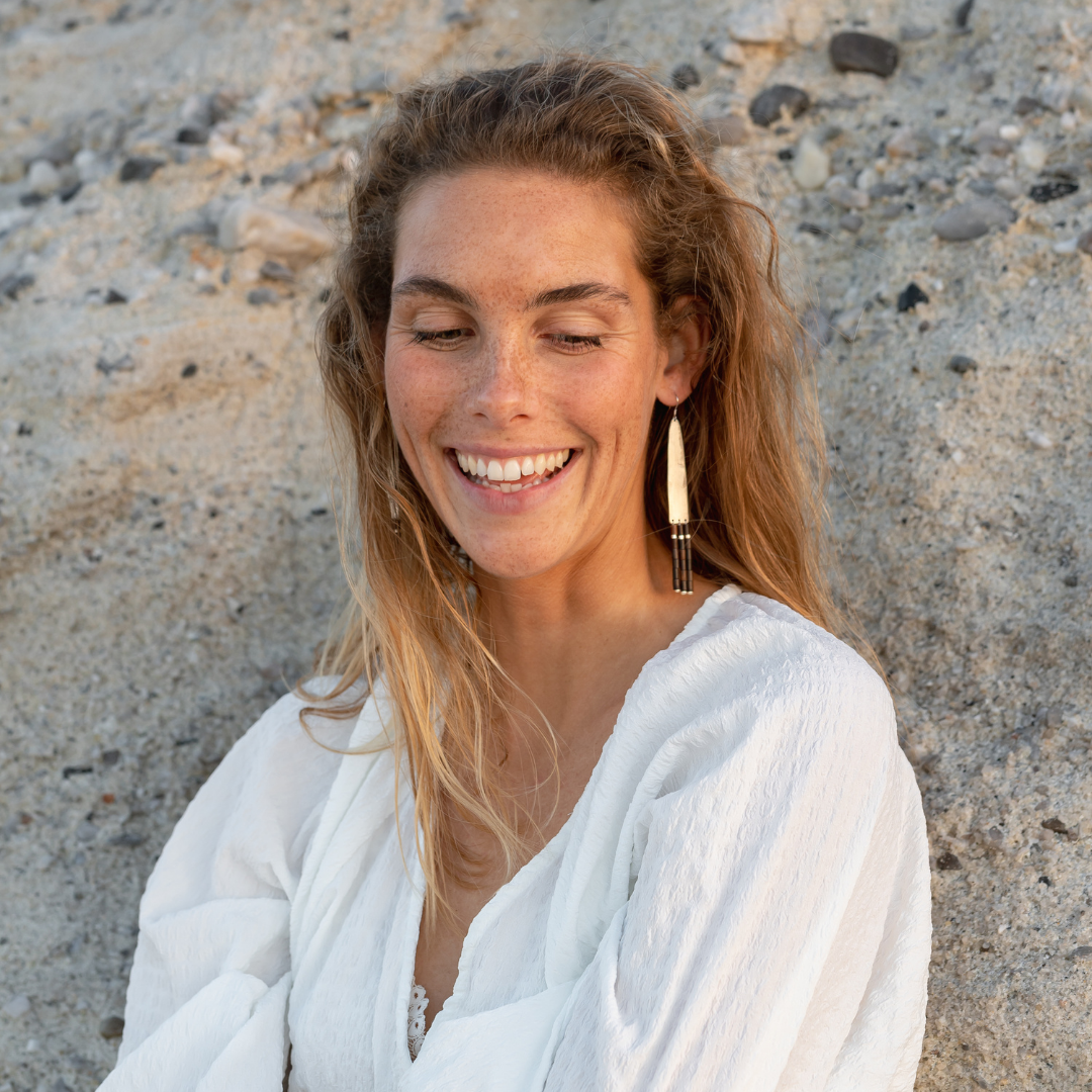 LONG EARRINGS ROOTS N1 - 925 RECYCLED SILVER