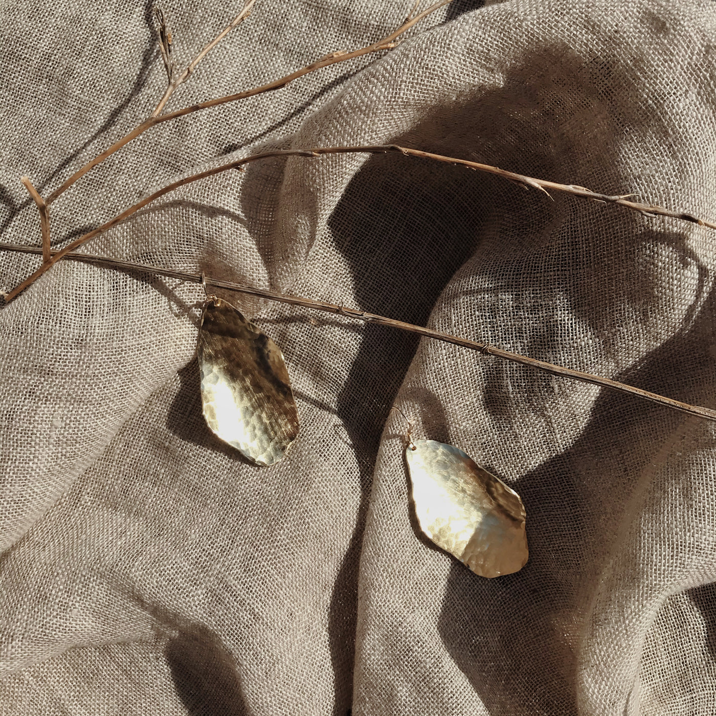 PURE EARRINGS N4 // BRASS